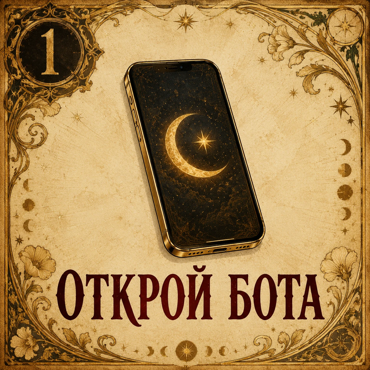 Шаг 1 — Открой бота